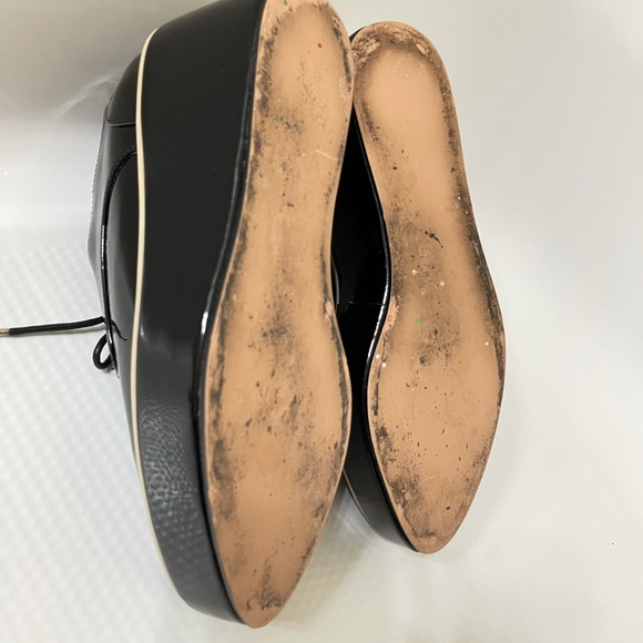 SOLD 😃 DESIGN LAB Black Patent Leather Platform Shoes Sz 7 - Picture 16 of 16